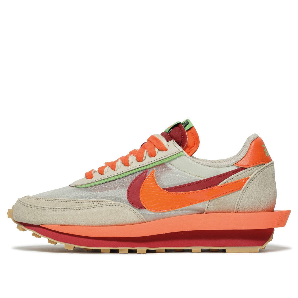 Sacai x Clot x LDWaffle Net Orange Blaze