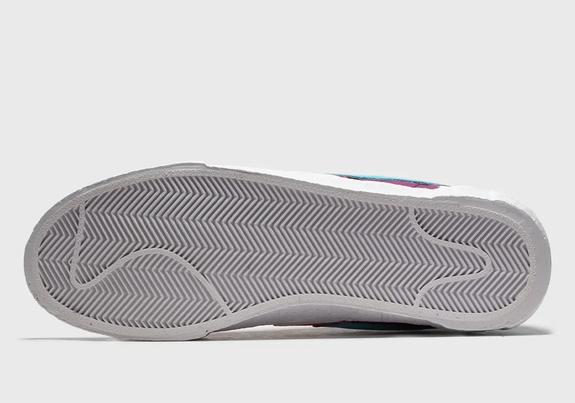 KAWS x Sacai x Blazer Low Purple Dusk