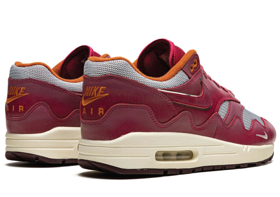 Patta x Air Max 1 Rush Maroon