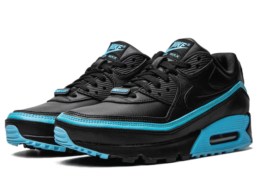 Undefeated X Nike Air Max 90 Black Blue Fury