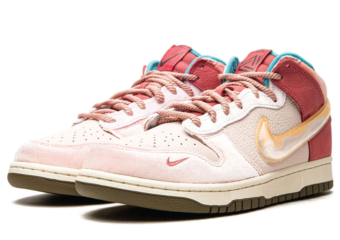 Social Status x Dunk Mid Strawberry Milk
