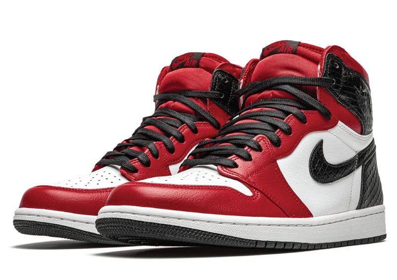 Air Jordan 1 High OG Satin Black Toe (Wmns) - Sneakers of London