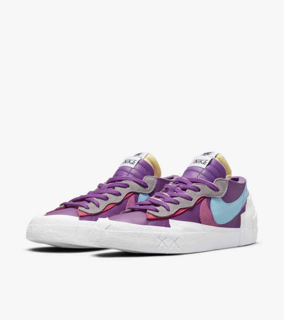 KAWS x sacai x Blazer Low Purple Dusk